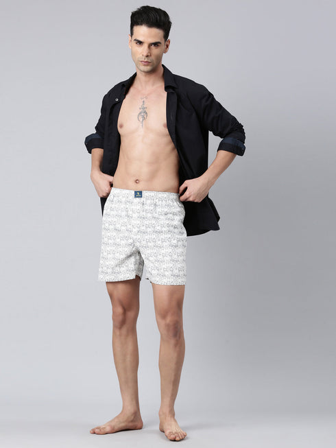 3 Pack Printed Cotton Boxers